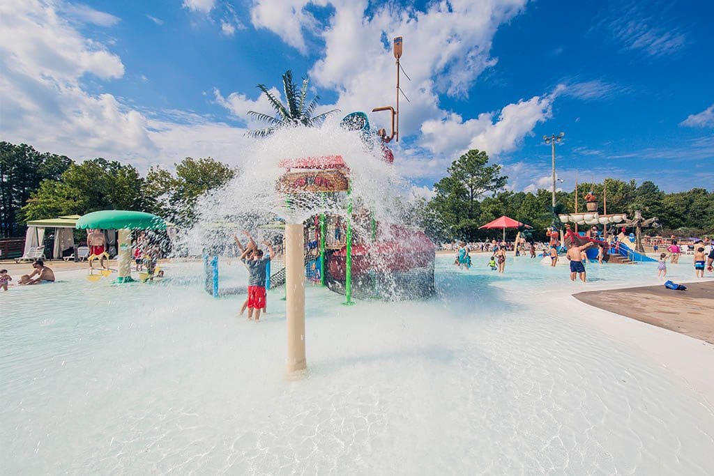 Ocean Breeze Waterpark slides