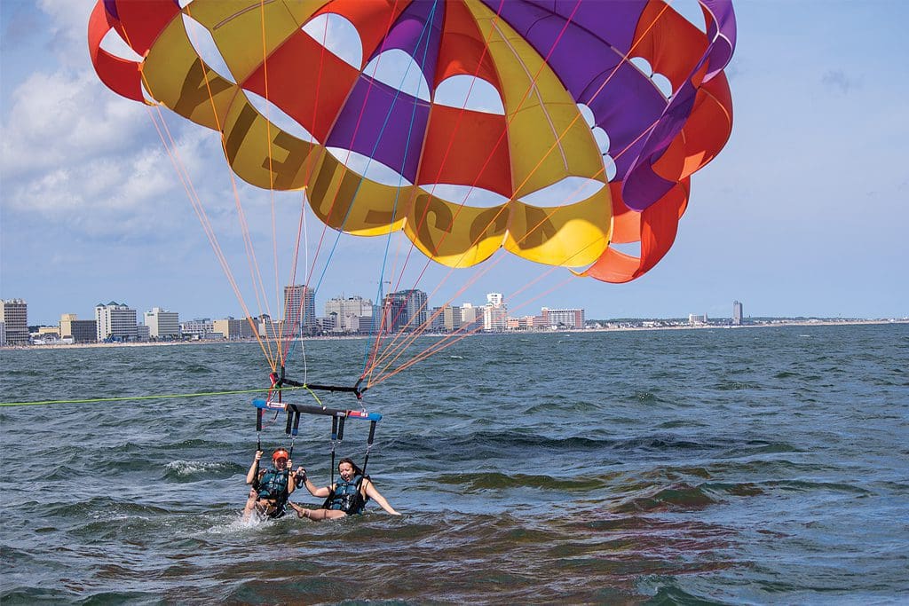 Oceanfront-parasailing