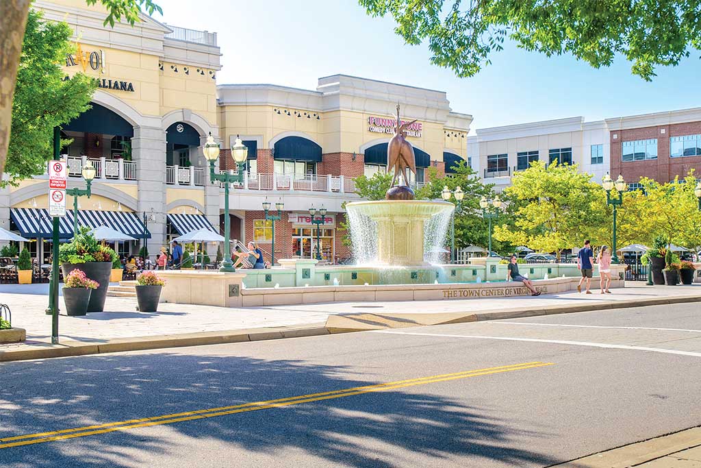 Town Center fountain